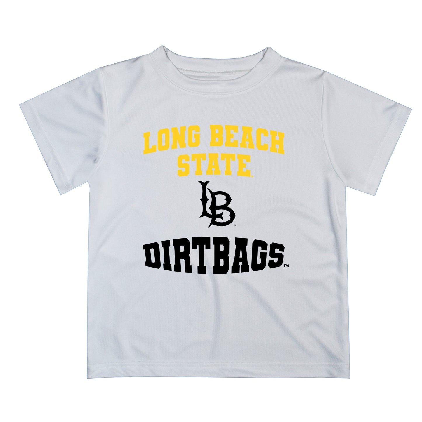 CSULB 49ers Vive La Fete Boys Game Day V3 White Short Sleeve Tee Shirt