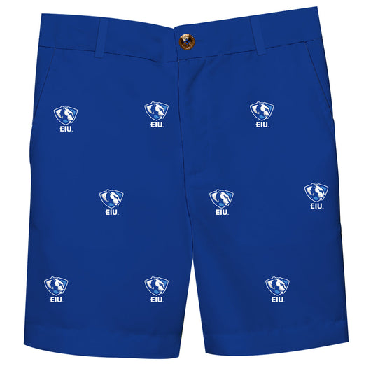 Eastern Illinois University Panthers Boys Game Day Blue Structured Shorts