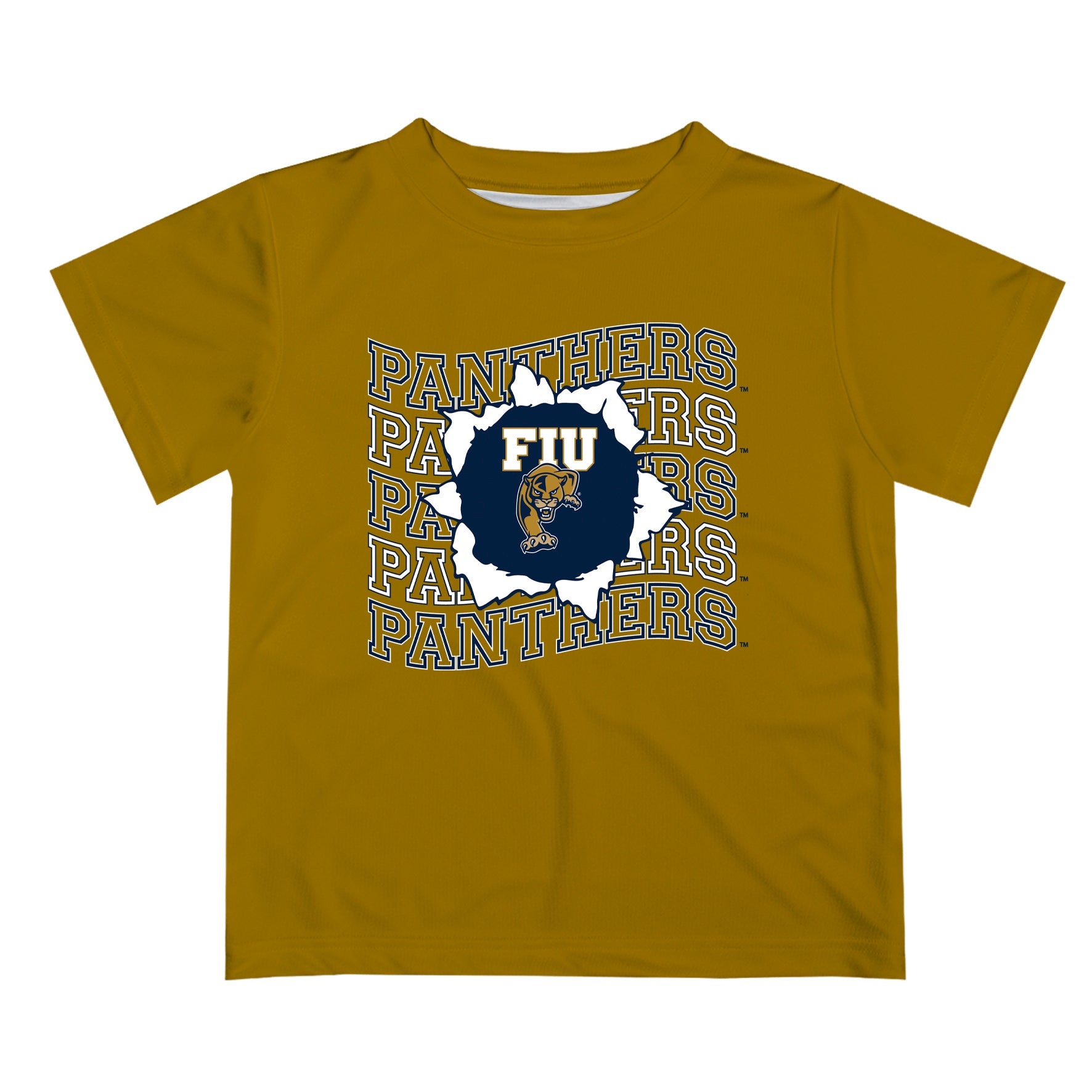 FIU Panthers Logo T-Shirt Men's Classic Basic Homecoming Basic