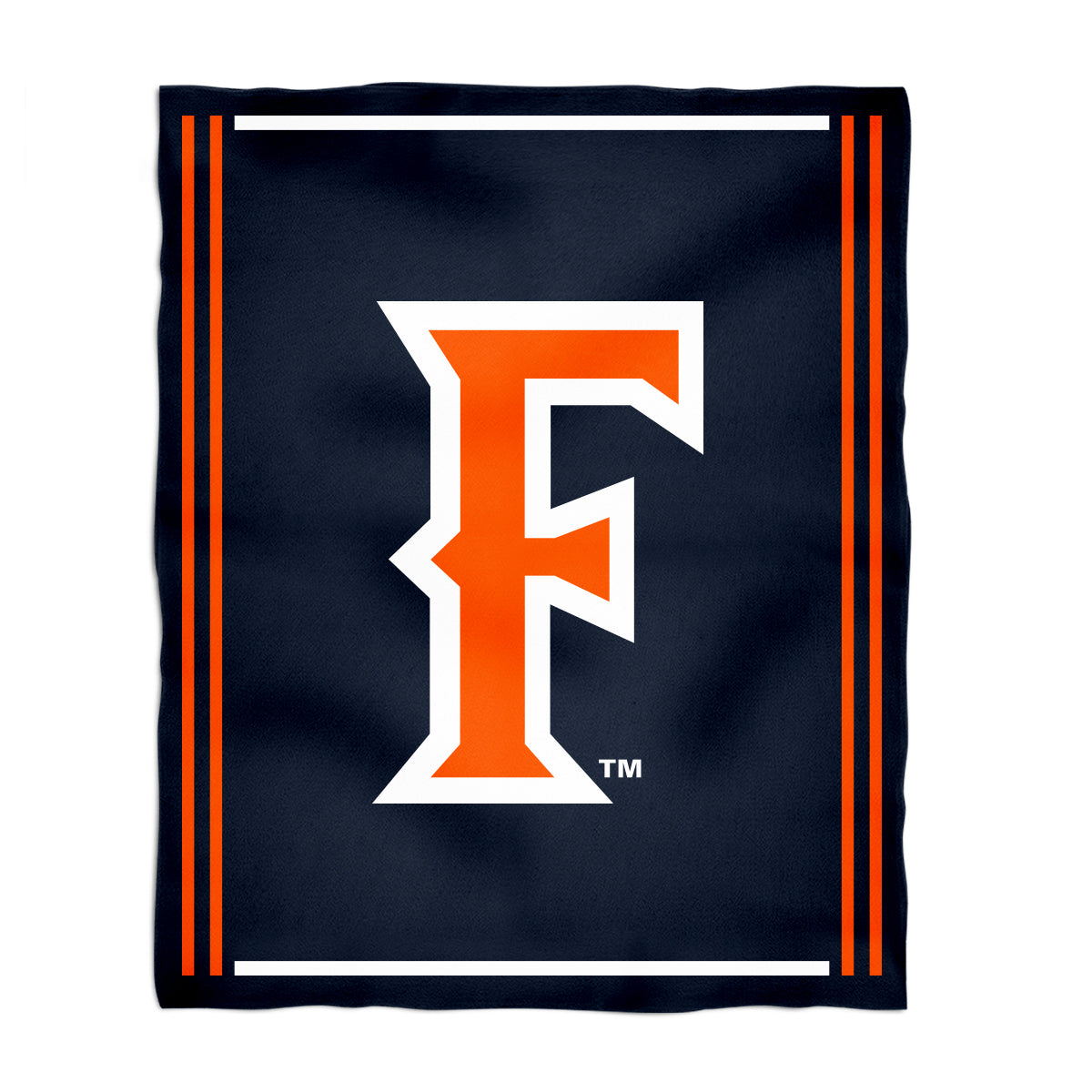 Cal State Fullerton Titans CSUF Kids Game Day Navy Plush Soft Minky Blanket 36 x 48 Mascot