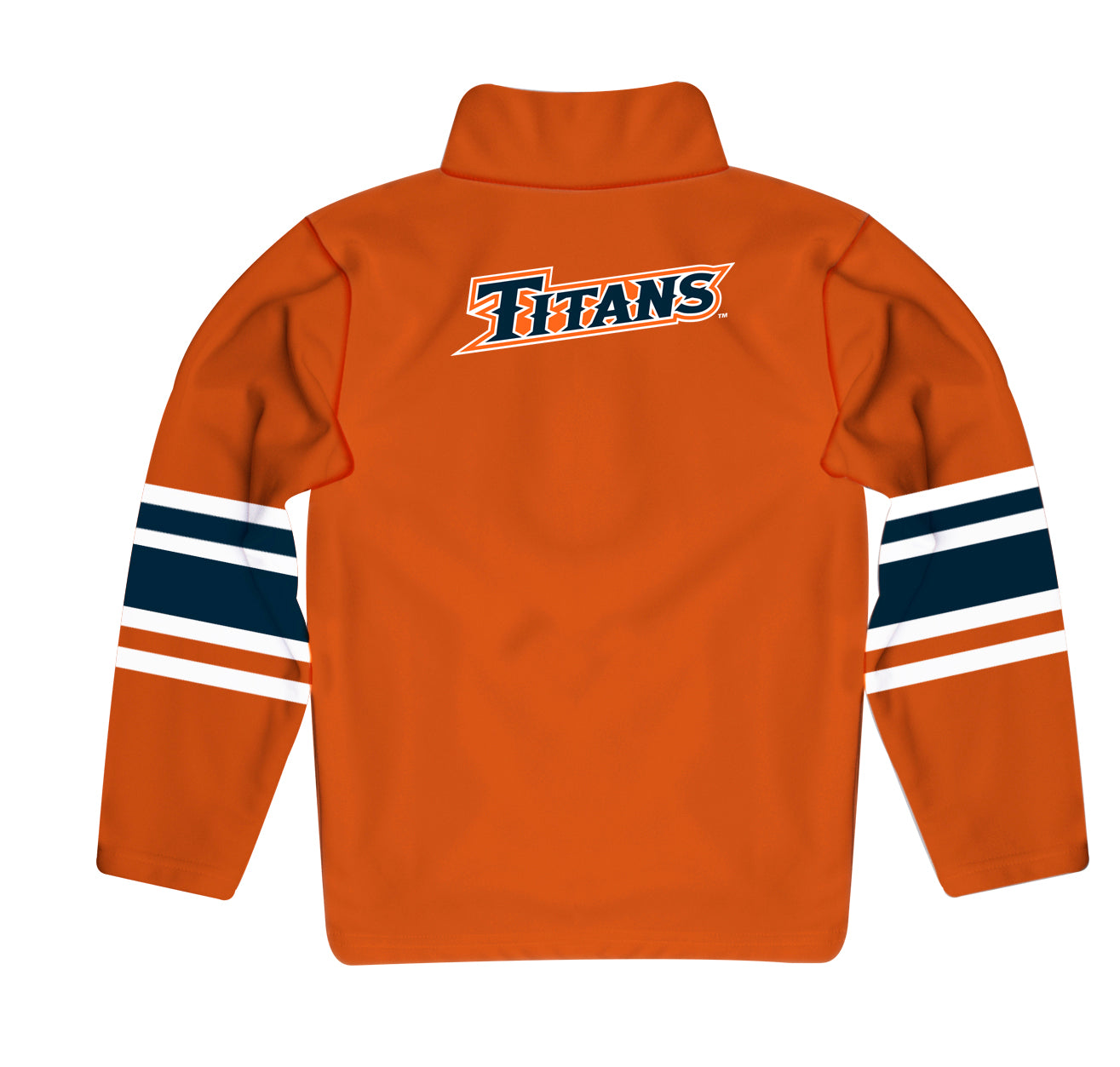 Cal State Fullerton Titans CSUF Game Day Orange Quarter Zip Pullover for Infants Toddlers by Vive La Fete