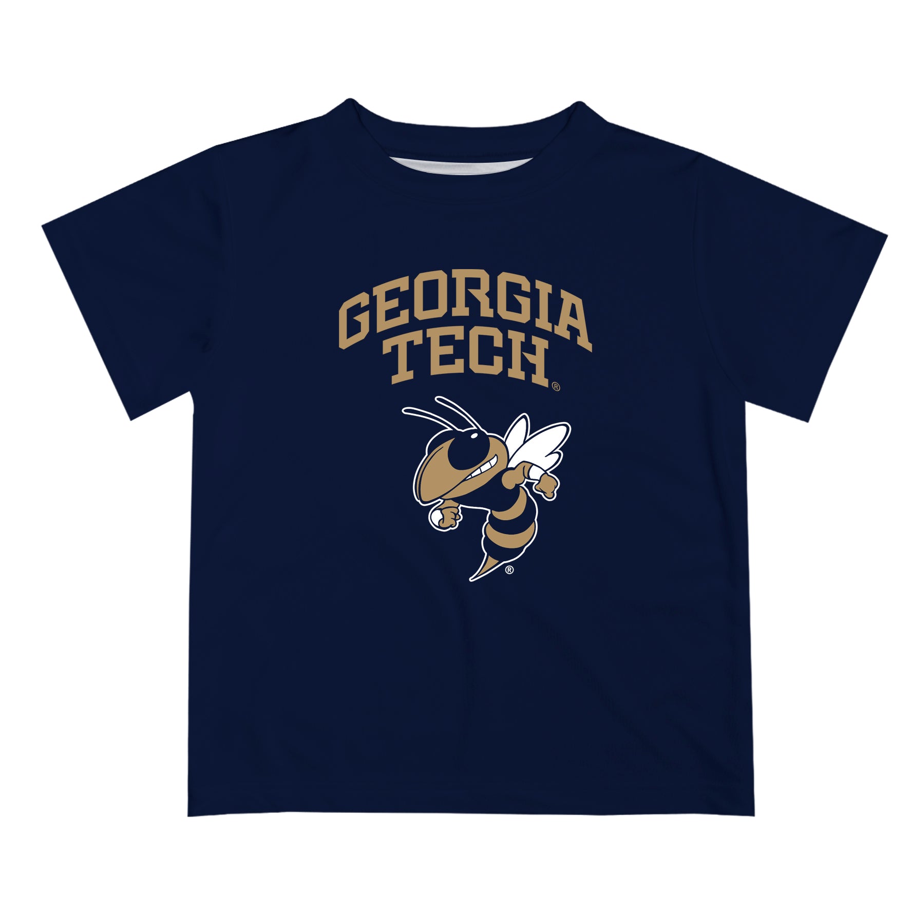 Georgia Tech Yellow Jackets Boys Game Day Blue Short Sleeve Tee Shirt