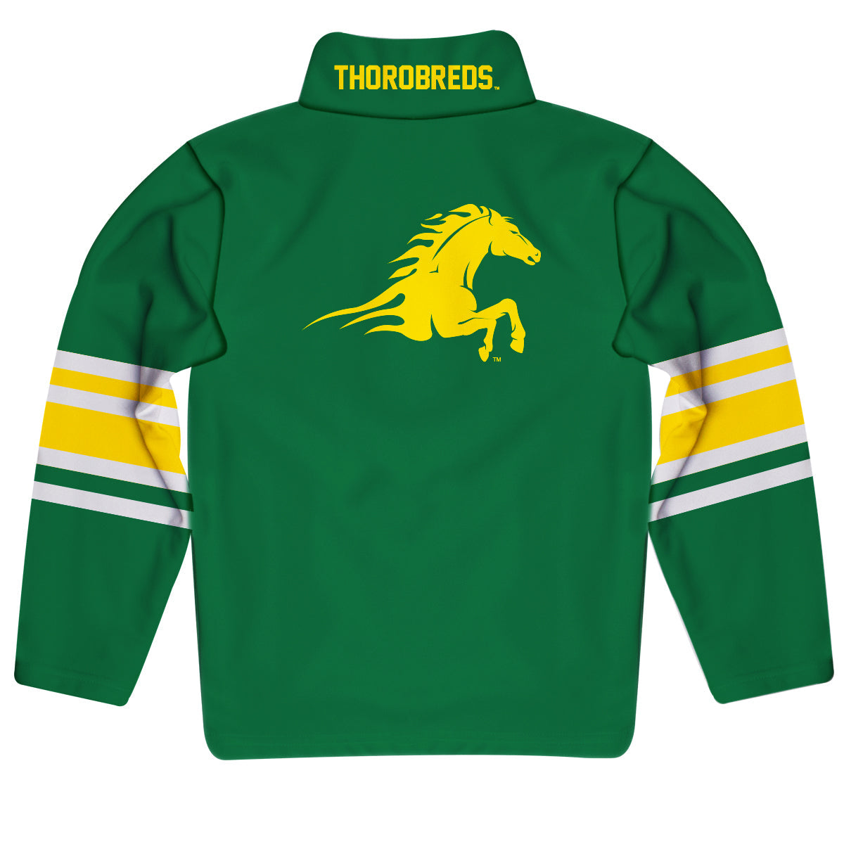 Kentucky State Thorobreds Game Day Green Quarter Zip Pullover for Infants Toddlers by Vive La Fete