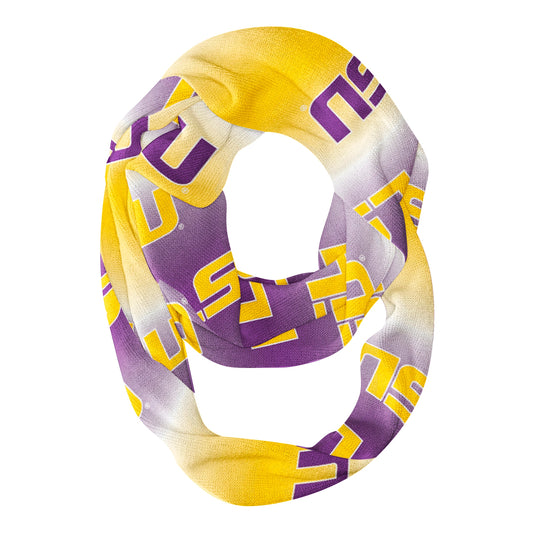 LSU Tigers Purple And Gold Degrade Infinity Scarf - Vive La FÃªte - Online Apparel Store