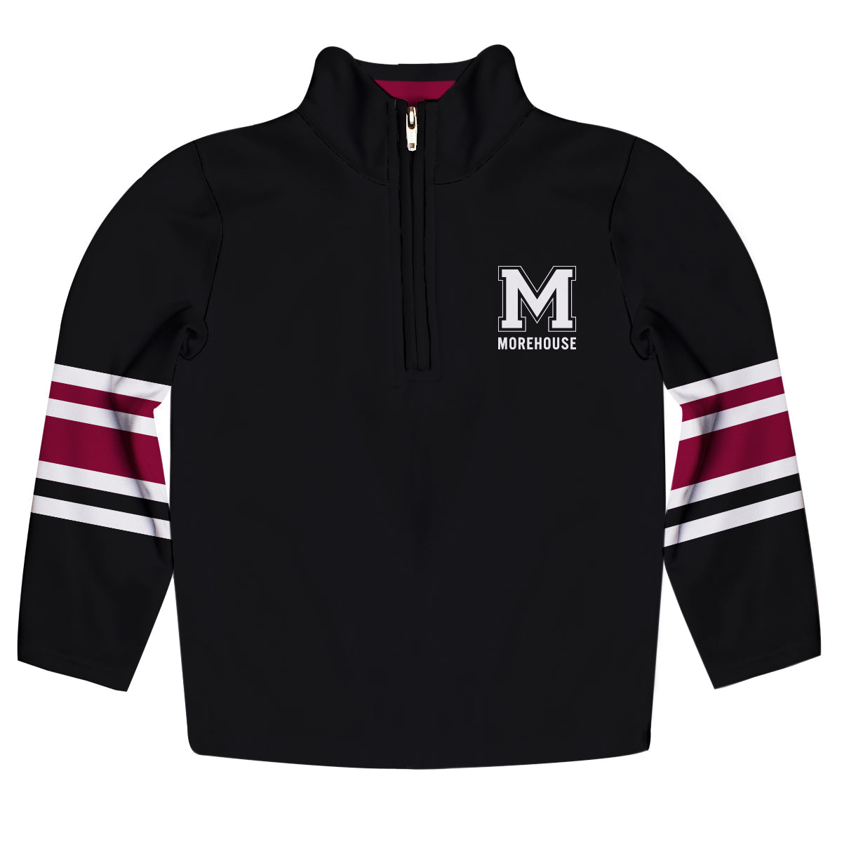 Morehouse College Maroon Tigers Game Day Black Quarter Zip