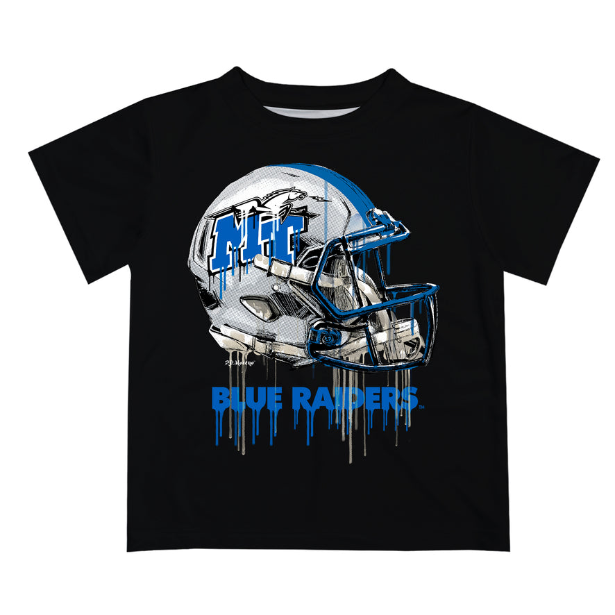 MTSU Blue Raiders Vive La Fete Game Day Blue Boys Fashion Football T-Shirt 2