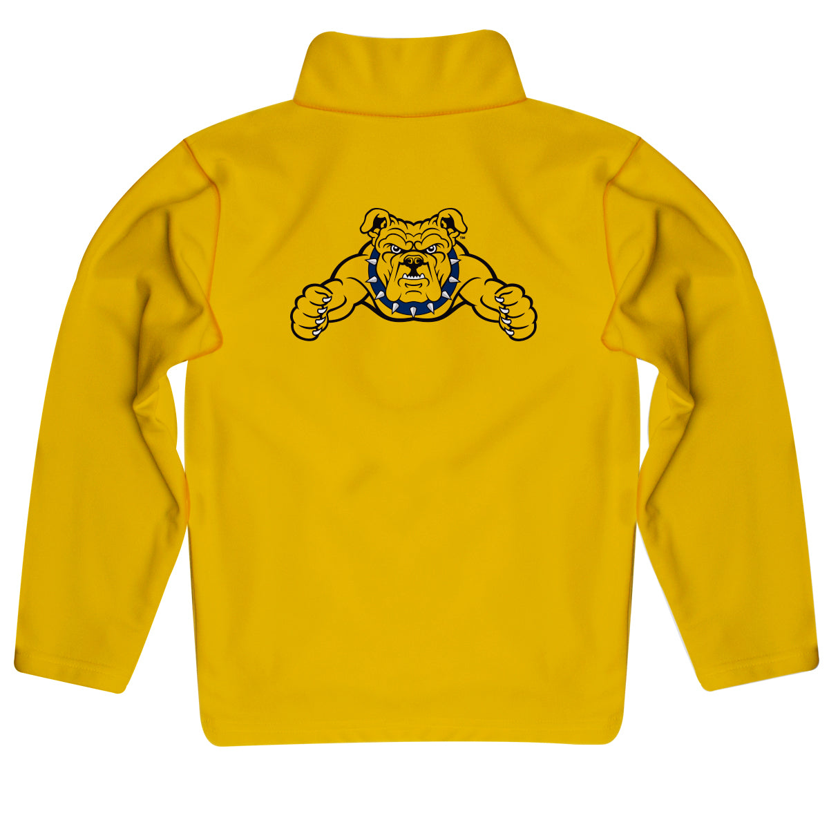 North Carolina A&T Aggies Game Day Solid Gold Quarter Zip Pullover for Infants Toddlers by Vive La Fete