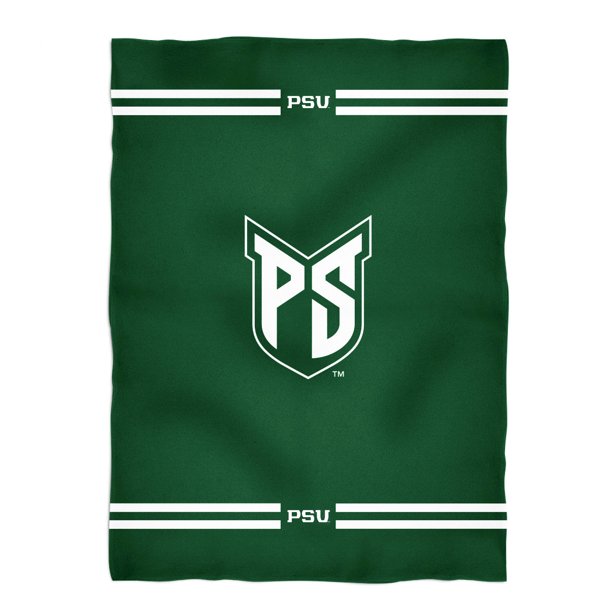 Portland State Vikings Kids Game Day Green Plush Soft Minky Blanket 36 x 48 Mascot by Vive La Fete