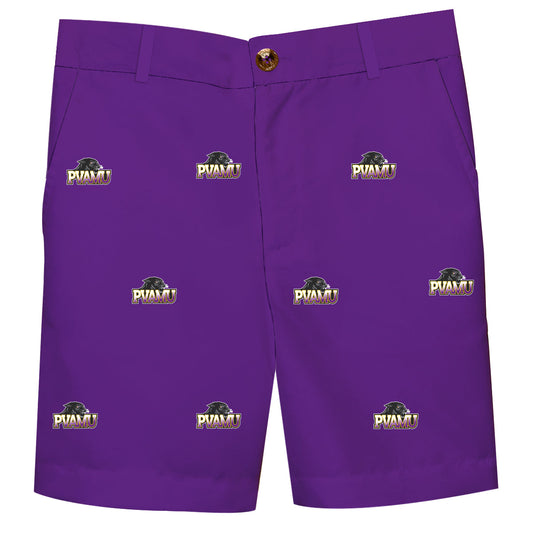 Prairie View A&M Panthers PVAMU Boys Game Day Purple Structured Shorts