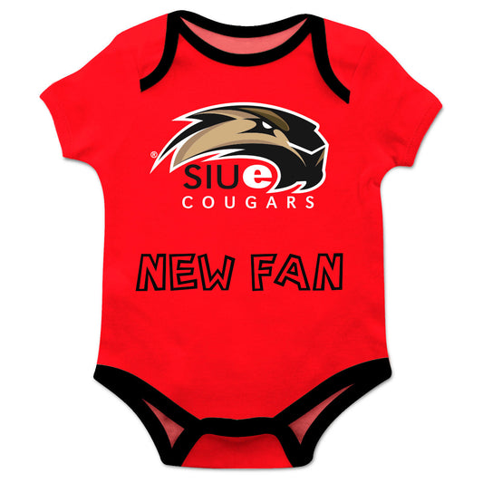 Southern Illinois Salukis SIU Infant Game Day Red Short Sleeve One Piece Jumpsuit by Vive La Fete