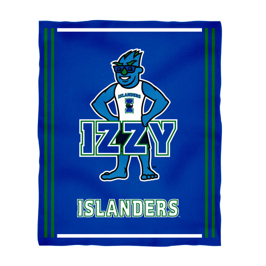 Texas A&M Corpus Christi Islanders TAMU-CC Kids Game Day Blue Plush Soft Minky Blanket 36 x 48 Mascot