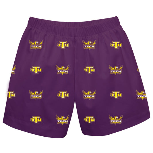 Tennessee Tech Golden Eagles Boys Game Day Elastic Waist Classic Play Purple Pull On Shorts