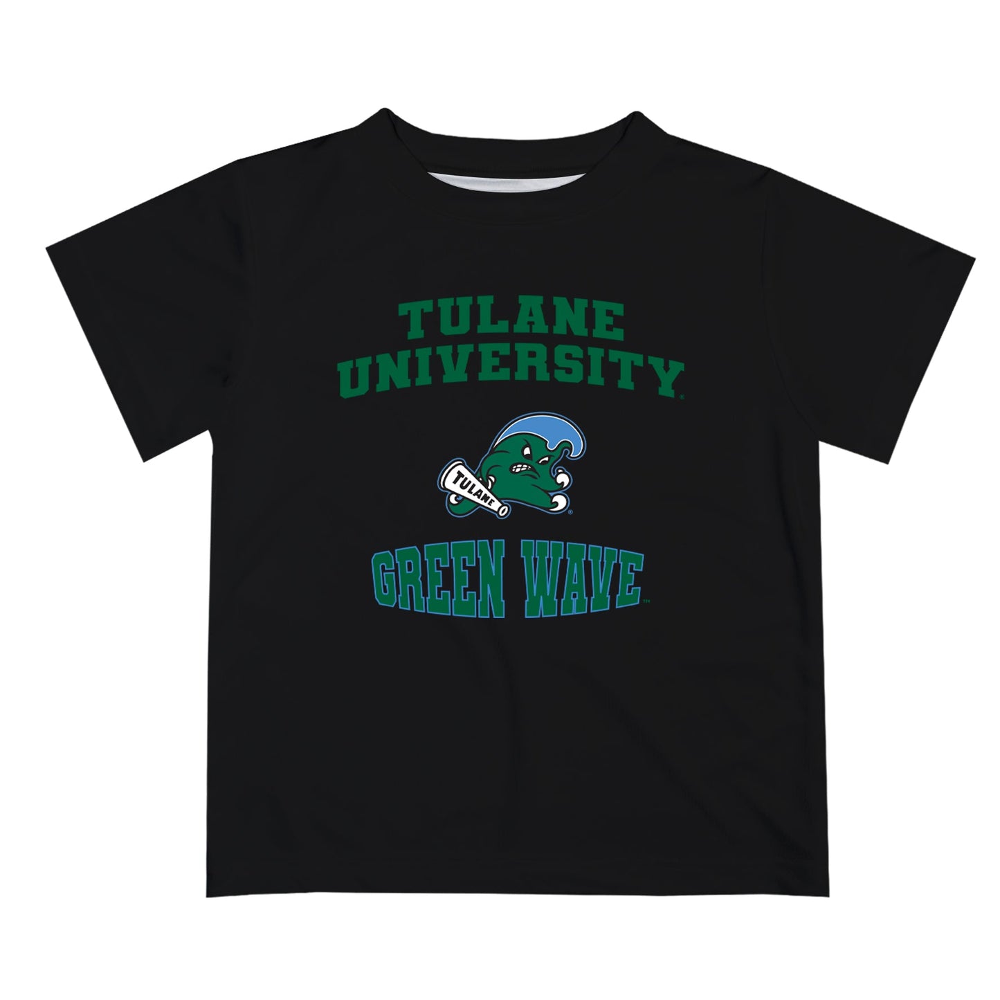 Tulane Green Wave Vive La Fete Boys Game Day V3 Black Short Sleeve Tee Shirt