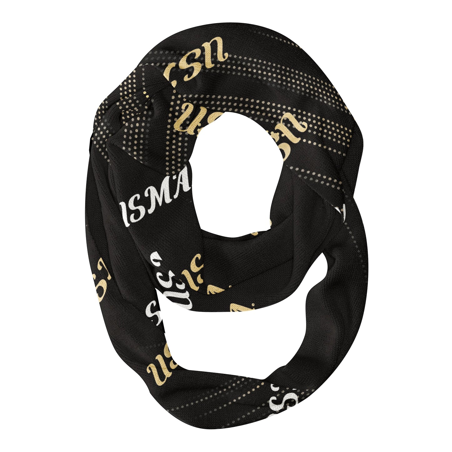 US Military ARMY Cadets Vive La Fete Repeat Logo Game Day Collegiate Women Light Weight Ultra Soft Infinity Scarf - Vive La Fête - Online Apparel Store