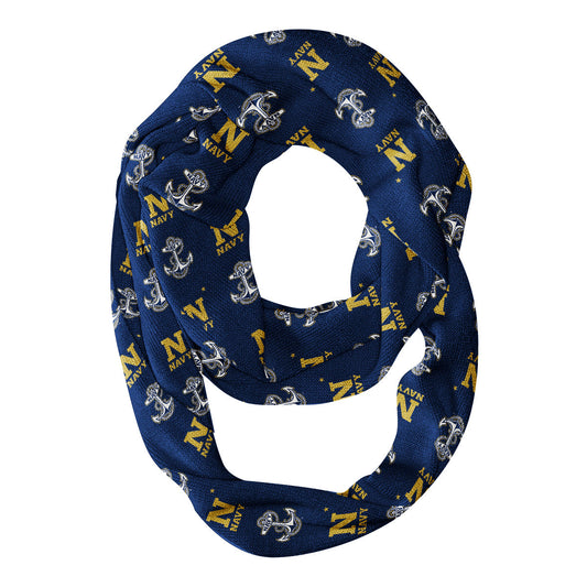 United State Naval Academy Navy and Gold Infinity Scarf - Vive La FÃªte - Online Apparel Store