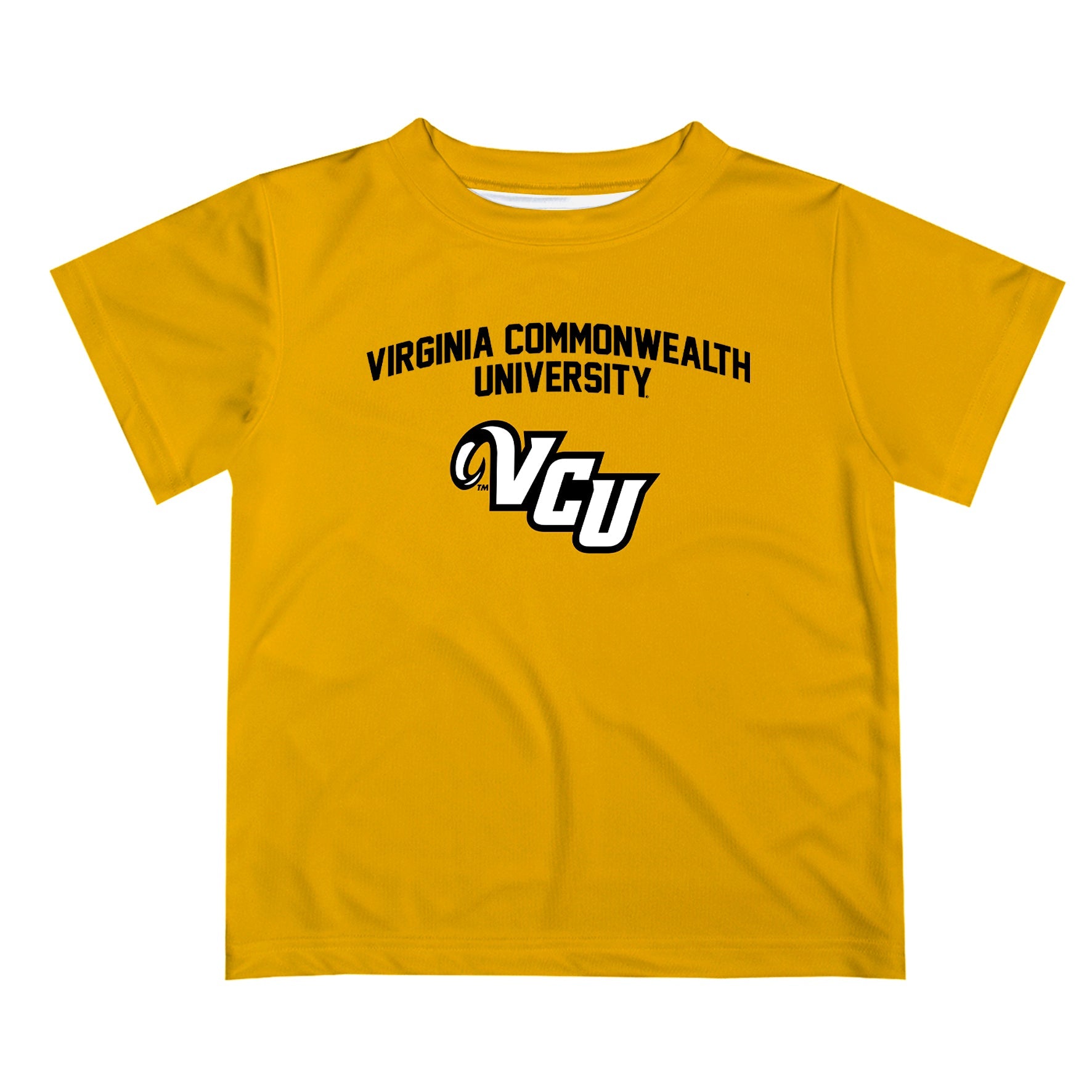 VCU Rams Virginia Commonwealth U Boys Game Day V2 Gold Short Sleeve Te