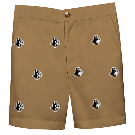 Wofford Terriers Boys Game Day Gold Structured Shorts