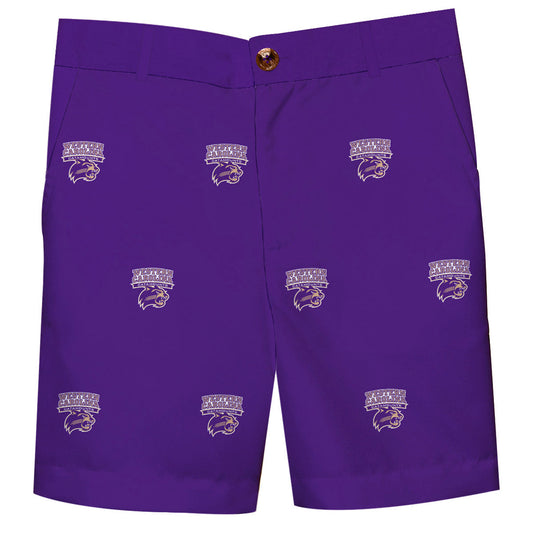 Western Carolina Catamounts Boys Game Day Purple Structured Shorts