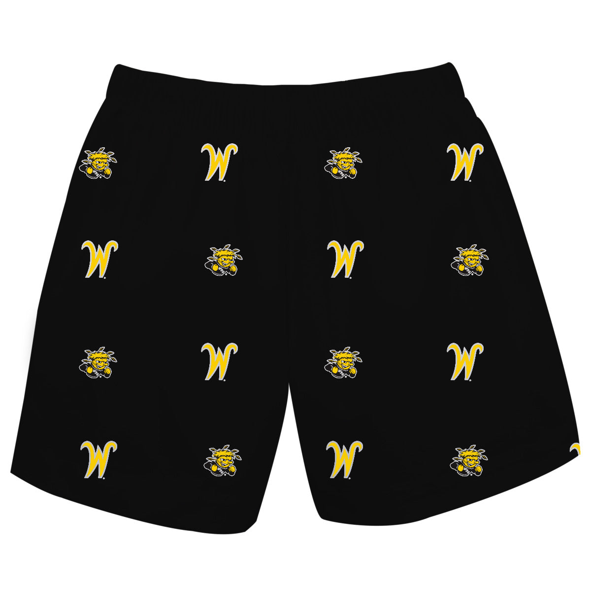 Wichita State Shockers WSU Boys Game Day Elastic Waist Classic Play Black Pull On Shorts