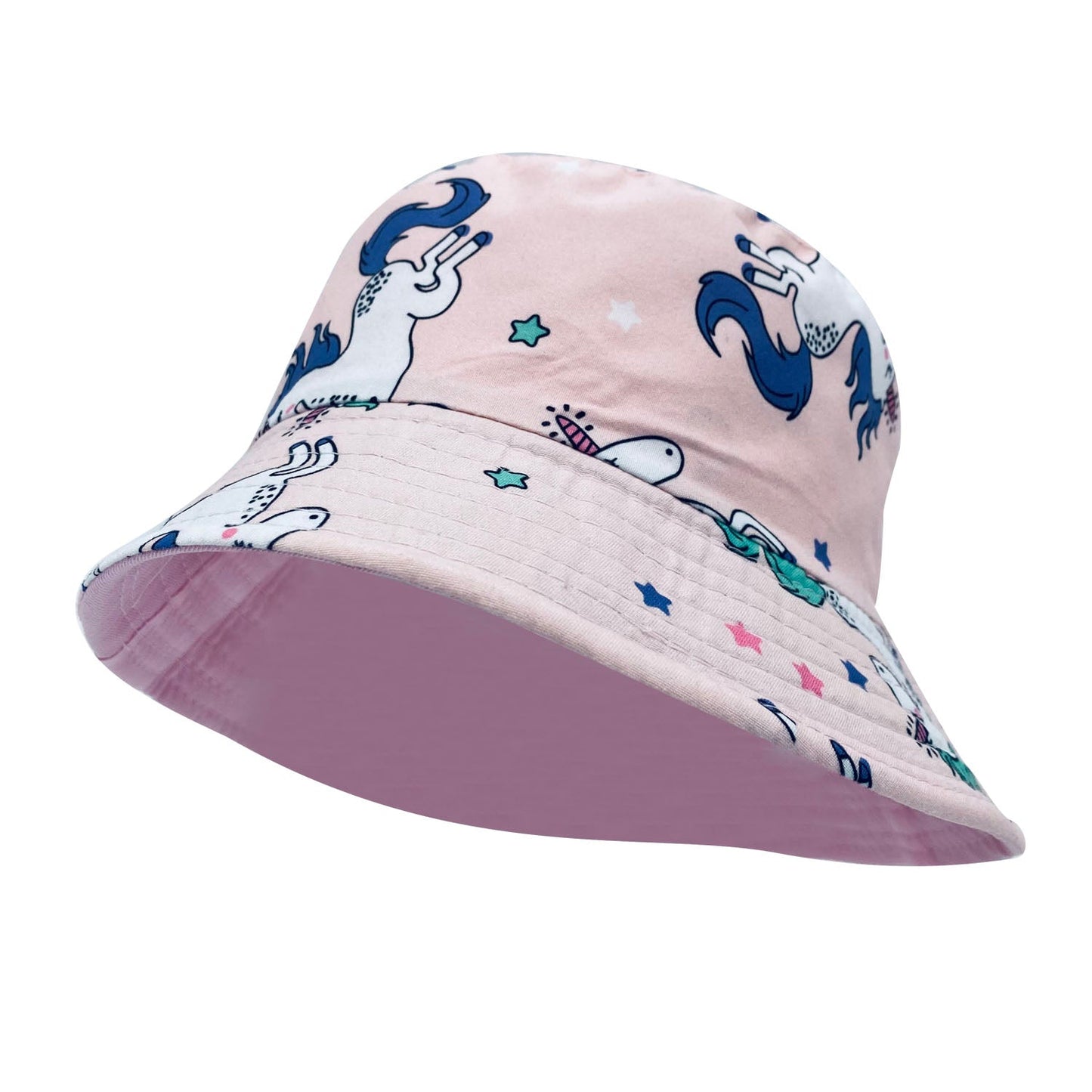 Empire Cove Kids Unicorns Bucket Hat Reversible Fisherman Cap Girls Summer Beach-Casaba Shop