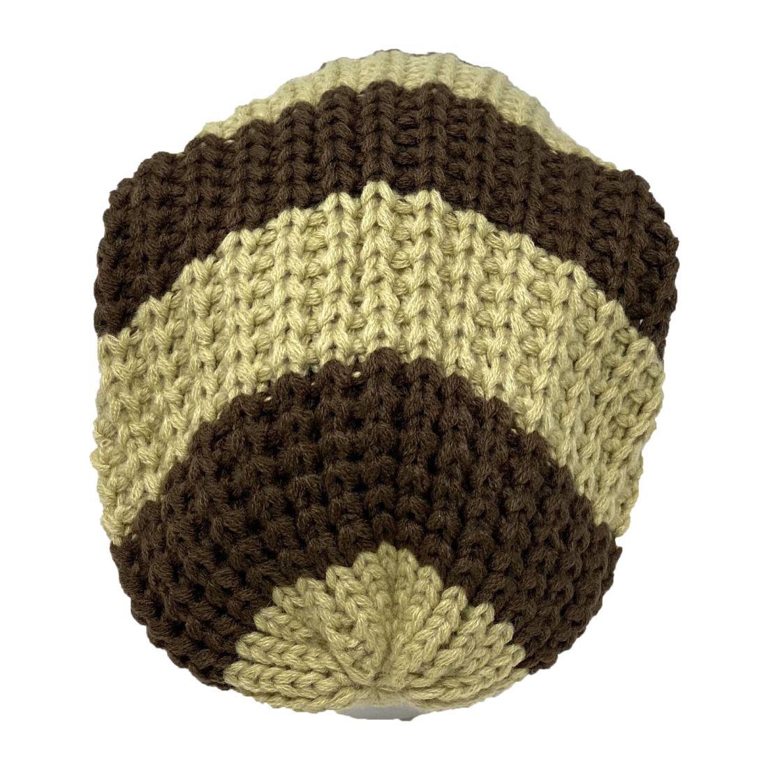 Empire Cove Slouch Long Beanie Winter Warm Knit Two Tone Womens Mens Unisex-UNCATEGORIZED-Empire Cove-Black/White-Casaba Shop