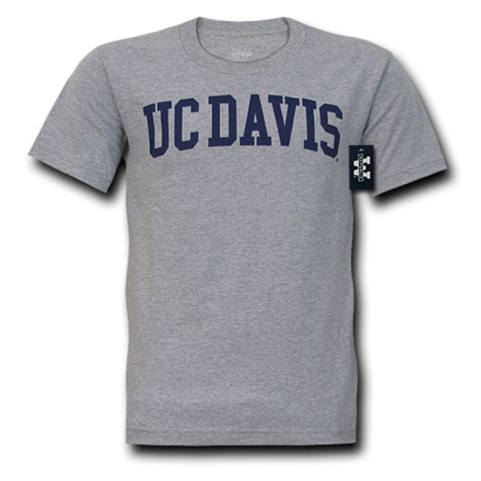 UC Davis University of California Game Day T-Shirt Heather Grey-Campus-Wardrobe