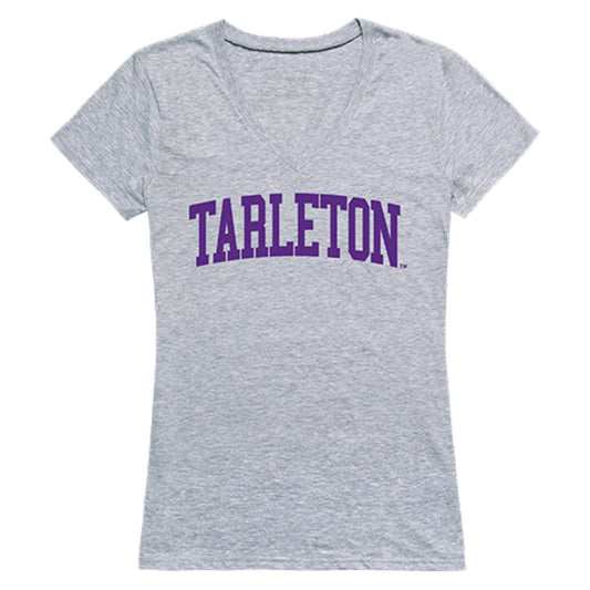 Tarleton State University Game Day Womens T-Shirt Heather Grey-Campus-Wardrobe