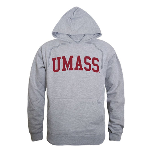 University of Massachusetts Amherst Minuteman Game Day Hoodie Sweatshirt Heather Grey-Campus-Wardrobe