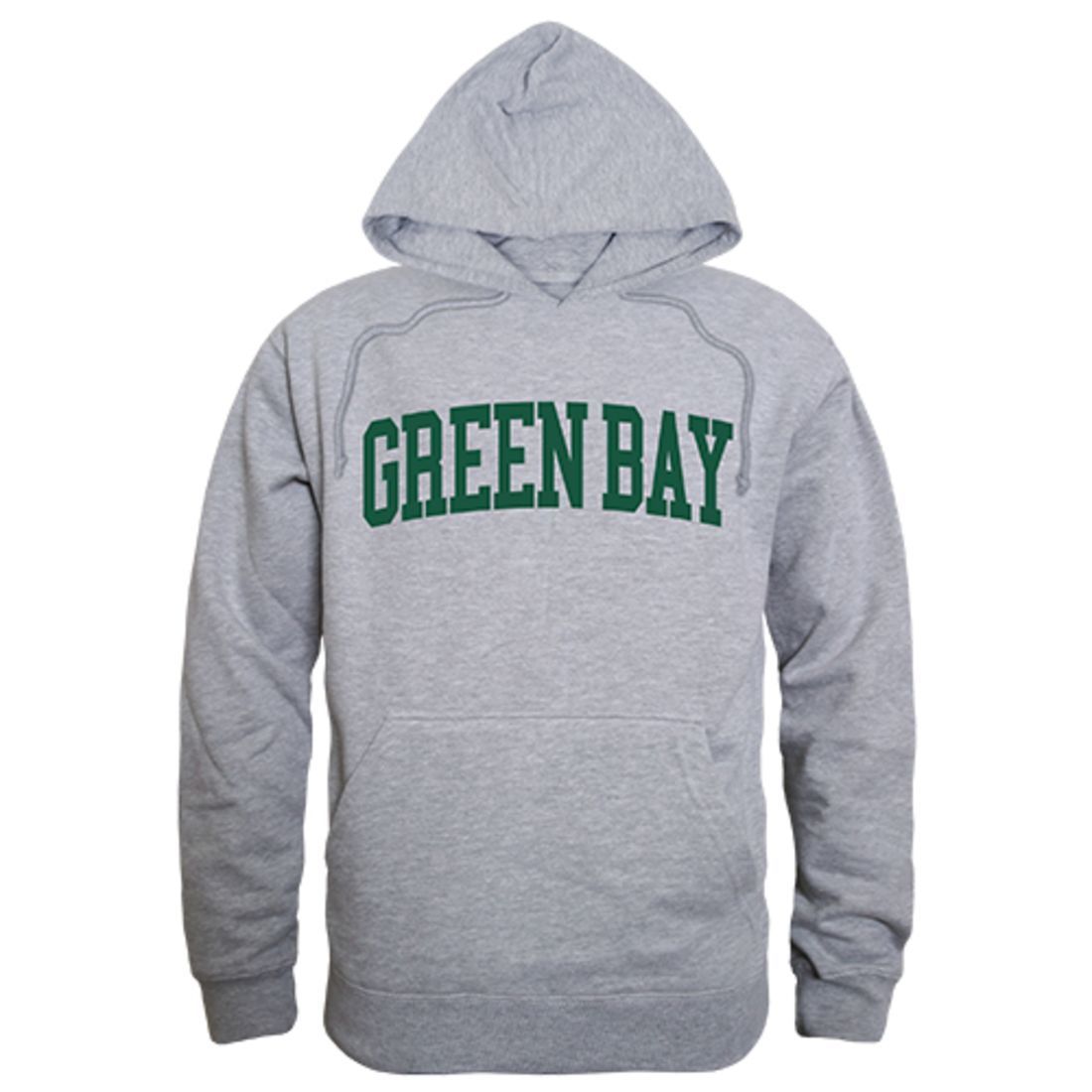 W Republic Uwgb University of Wisconsin-Green Bay Game Day Hoodie Sweatshirt Heather Grey, Size: Medium, Gray