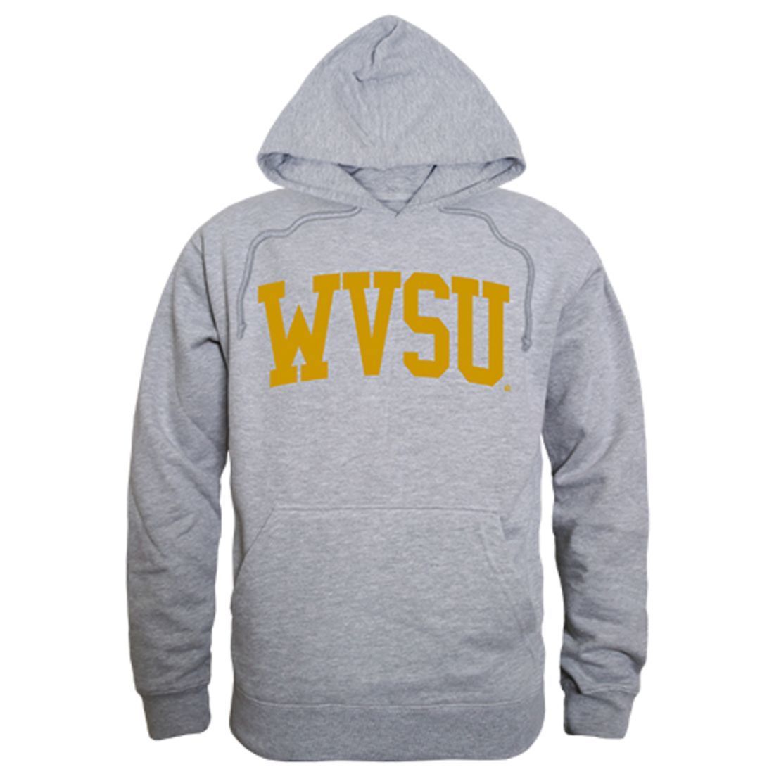 WVSU West Virginia State University Game Day Hoodie Sweatshirt Heather Grey-Campus-Wardrobe
