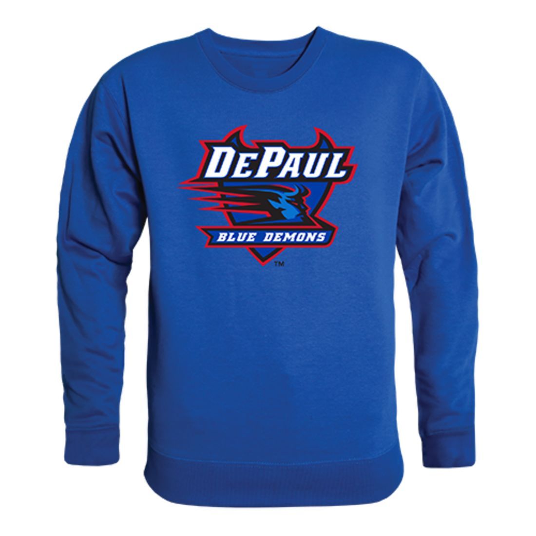 Delaware State University Hornet Crewneck Pullover Sweatshirt Sweater Red-Campus-Wardrobe