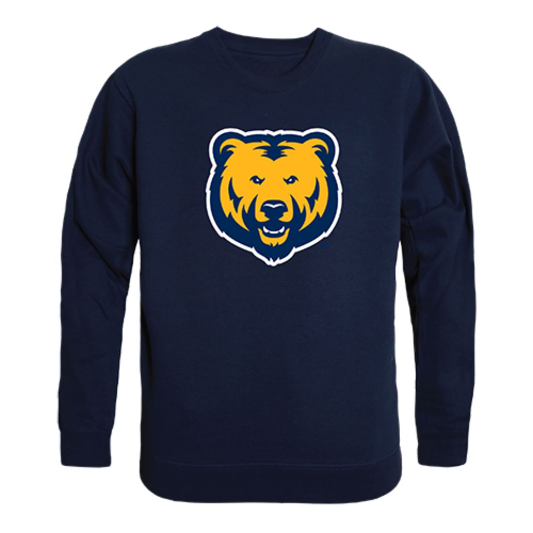 University of New Hampshire Wildcats Crewneck Pullover Sweatshirt Sweater Navy-Campus-Wardrobe