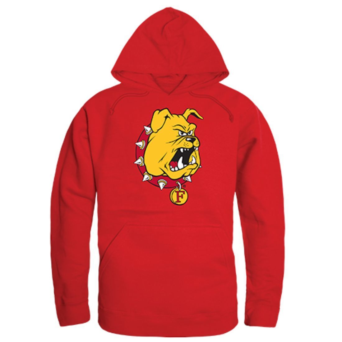 FSU Ferris State University Freshman Pullover Sweatshirt Hoodie Red-Campus-Wardrobe