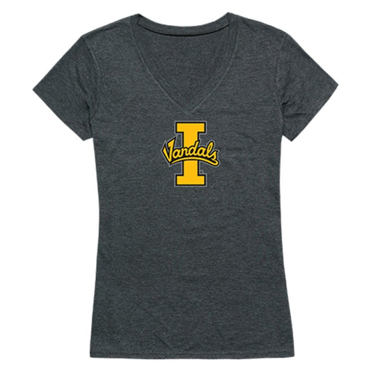 University of Idaho Vandals Womens Cinder T-Shirt Heather Charcoal-Campus-Wardrobe