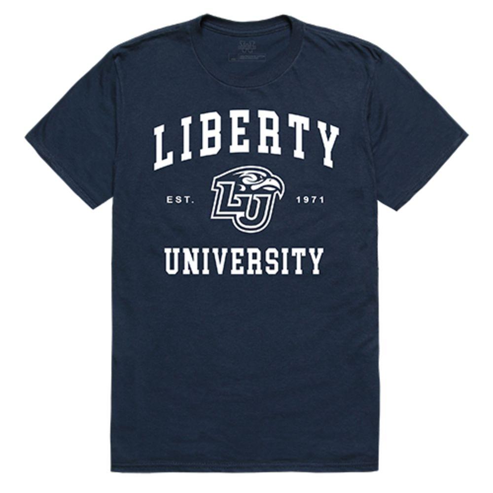 Women's Red Liberty Flames Engineering T-Shirt