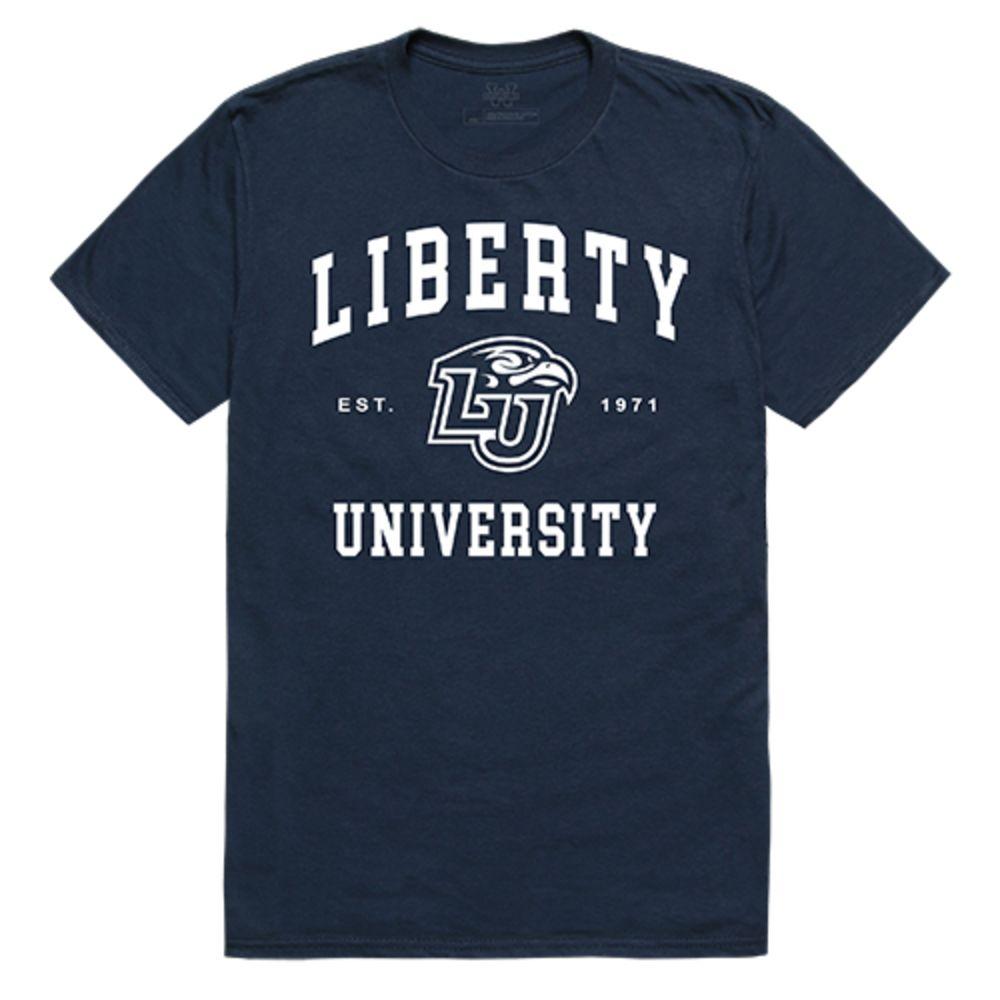 liberty university gear Liberty University Flames NCAA Seal Tee T-Shirt