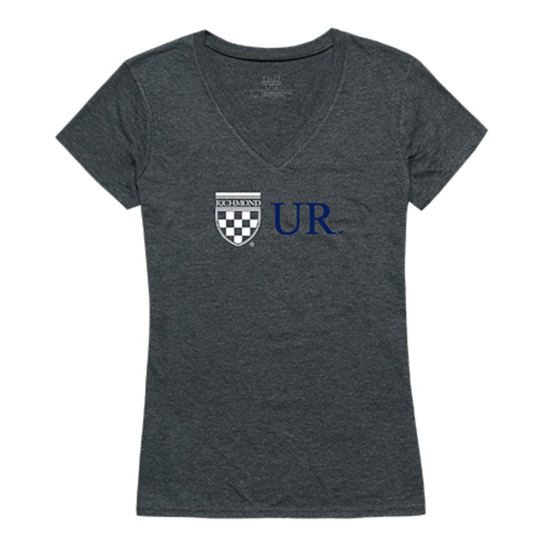 University of Richmond UR Spiders Womens Institutional Tee T-Shirt Heather Charcoal-Campus-Wardrobe