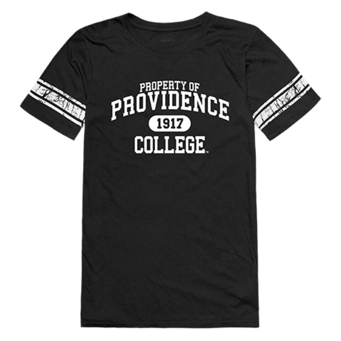 Providence College Friars Womens Property Tee T-Shirt Black-Campus-Wardrobe