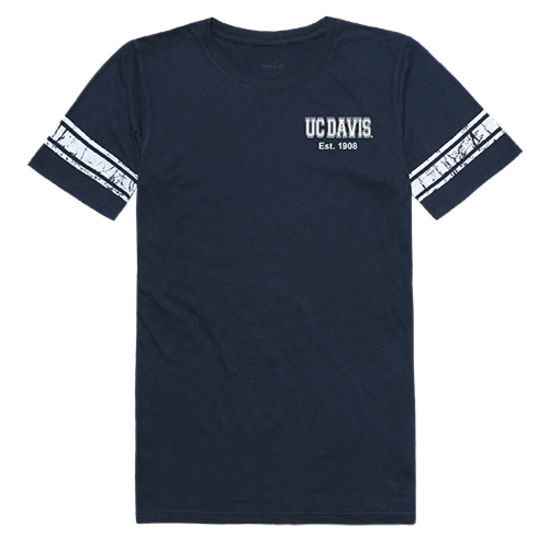 University of California UC Davis Aggies Womens Practice Tee T-Shirt Navy-Campus-Wardrobe