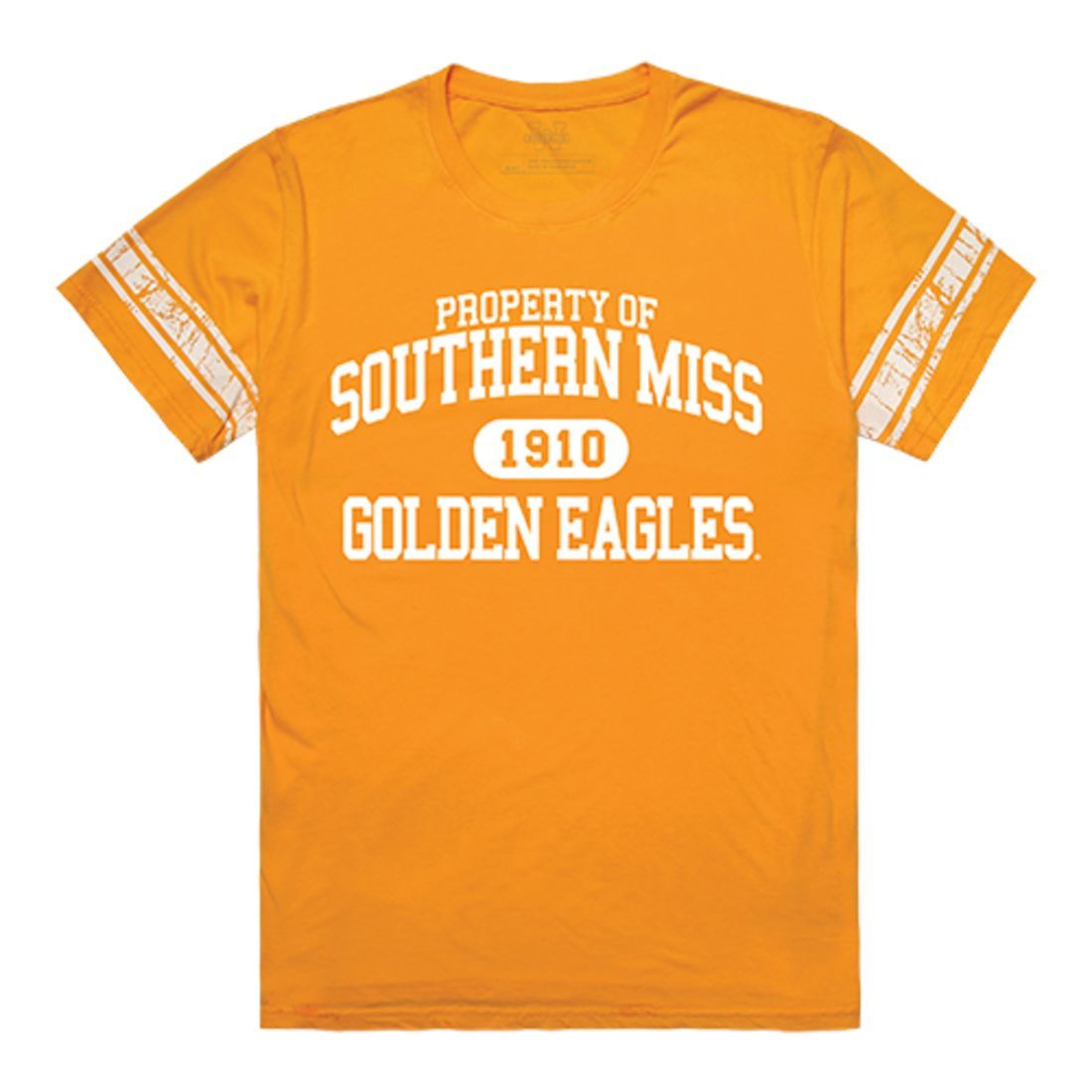 W Republic USM University of Southern Mississippi Golden Eagles Property T-Shirt Gold, Large