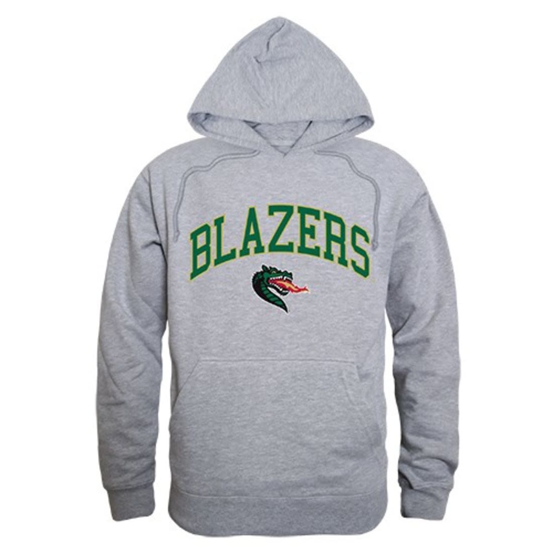 UAB University of Alabama at Birmingham Blazer Campus Hoodie Sweatshirt Heather Grey-Campus-Wardrobe