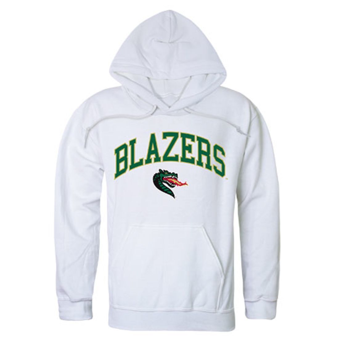 UAB University of Alabama at Birmingham Blazer Campus Hoodie Sweatshirt White-Campus-Wardrobe