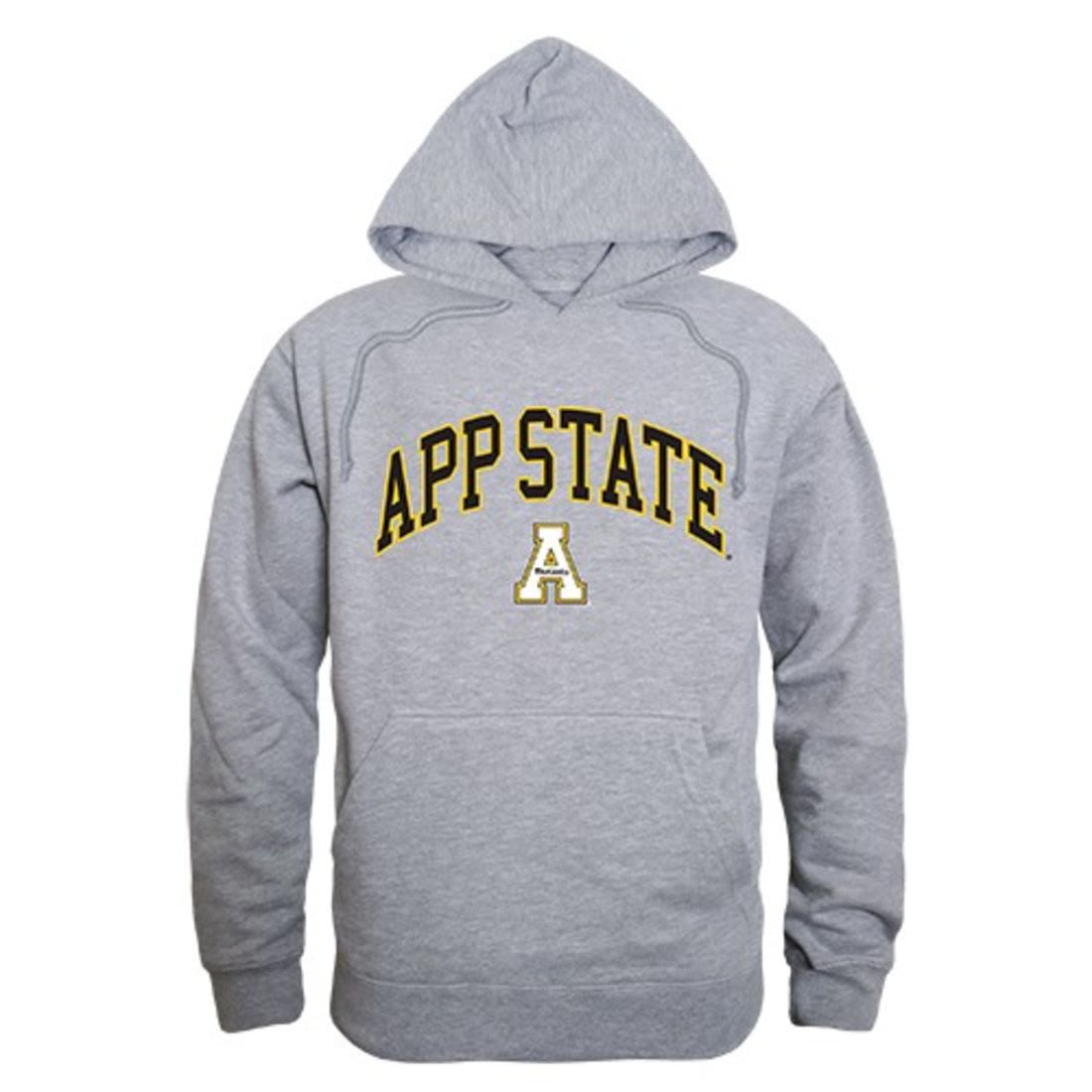 Appalachian State University Mountaineers Campus Hoodie Sweatshirt Heather Grey