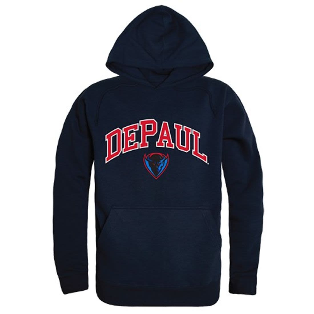DePaul University Blue Demons Campus Hoodie Sweatshirt Navy-Campus-Wardrobe