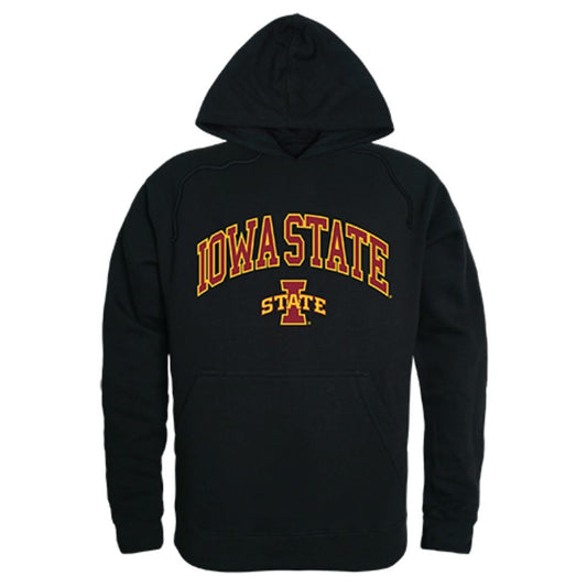 Iowa State University Cyclones Campus Hoodie Sweatshirt Black-Campus-Wardrobe