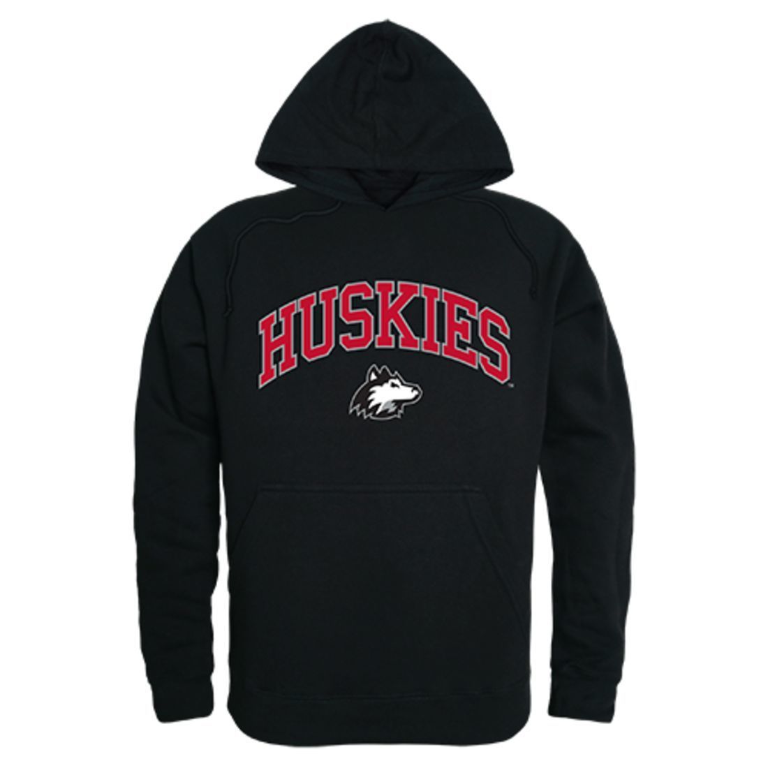 W Republic Apparel Northeastern University Huskies Campus Hoodie Sweatshirt  Black