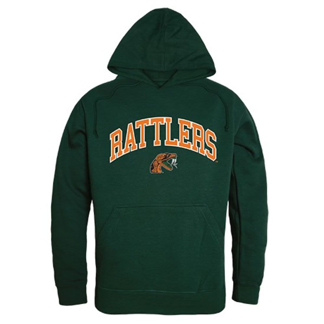 Florida A&M University Rattlers Campus Hoodie Sweatshirt Forest-Campus-Wardrobe