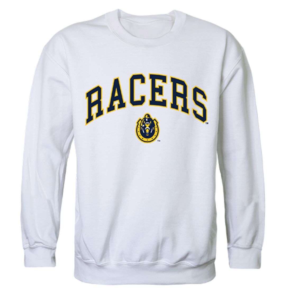 MSU Murray State University Campus Crewneck Pullover Sweatshirt Sweater White-Campus-Wardrobe