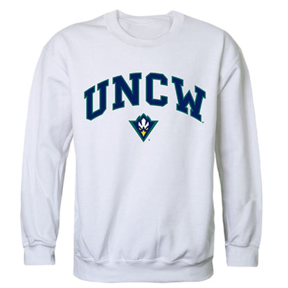 UNCW University of North Carolina Wilmington Campus Crewneck Pullover Sweatshirt Sweater White-Campus-Wardrobe