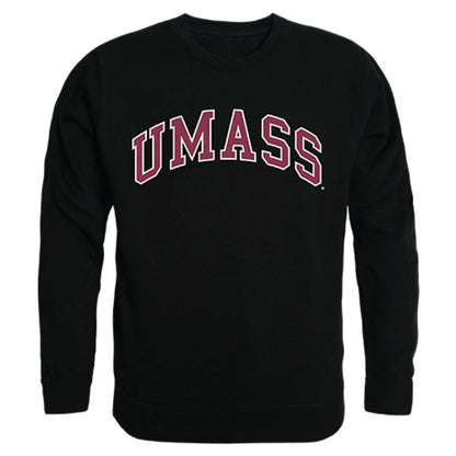UMASS University of Massachusetts Amherst Campus Crewneck Pullover Sweatshirt Sweater Black-Campus-Wardrobe